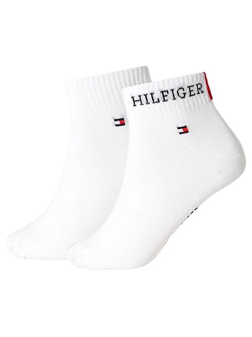Calzino bianco in cotone e spugna Tommy Hilfiger | 701232466001
